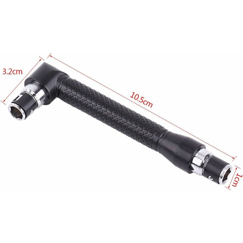 10 pcs Screwdriver L-Shaped Extension Handle Double Head Hex Socket Screwdriver Torx Slotted Screwdriver Kit Hand Tool