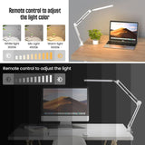 LED Desk Lamp - Powerful LED Desk Lamp With Clip - Eye Protection LED Desk Lamp - 3 Lighting Modes X 10 Brightness - Side View