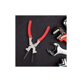 Multifunctional Carbon Steel Mig Welding Pliers Insulated Handle Cleaning Nozzle Wire Cutter Connection Tool - Side View