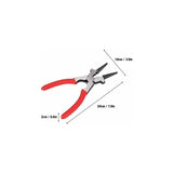 Multifunctional Carbon Steel Mig Welding Pliers Insulated Handle Cleaning Nozzle Wire Cutter Connection Tool - Top-Down View