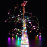 Christmas Fairy Lights LED Multicolor String Lights 2 Pack 10M 100 LEDs Battery Operated String Lights For Bedroom - Side View