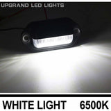 Universal 6LED LED License Plate Light Door Step Light For Trailer Rv Truck 2 Pack - Side View