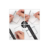 12 pcs Square Locking Pin 5/16 Inch (8Mm) High Quality Galvanized Carbon Steel Safety Self Locking Pin For Tractor Farm - Side View