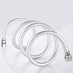 2M Extra Long Smooth Chrome Shower Hose (G1/2)