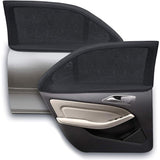Baby Car Sun Shade, 2 Pieces Car Sun Sock By Blocking Uv Rays By Protecting Car Sun From Children And Pets (Black) (Xl) - Front View