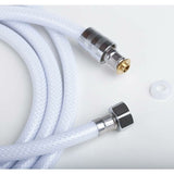 Pvc Shower Hose 2.5M, Universal Replacement, G1/2 Hose, High Pressure Resistance, Flexible And Anti-Breakage. - Front View