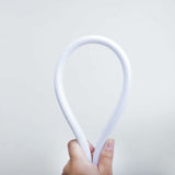 Pvc Shower Hose 2.5M, Universal Replacement, G1/2 Hose, High Pressure Resistance, Flexible And Anti-Breakage. - Top-Down View