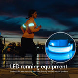 LED Reflective Arm Band Safety Bracelet Luminous Wristbands Waterproof Light Band Night Safety Reflective Strap For - Side View