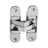 3D Invisible Hinge. Satin Stainless Steel. 2 Pieces, 2395Mm (Left + Right)