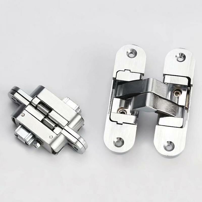 3D Invisible Hinge. Satin Stainless Steel. 2 Pieces, 2395Mm (Left + Right)