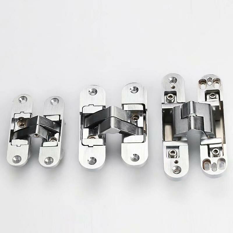 3D Invisible Hinge. Satin Stainless Steel. 2 Pieces, 2395Mm (Left + Right)