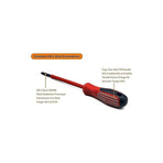 7-Piece Insulated Screwdriver Set 1000V Premium Cr-V Steel With Black Oxide Magnetic Tips And Tpr Non-Slip Handle