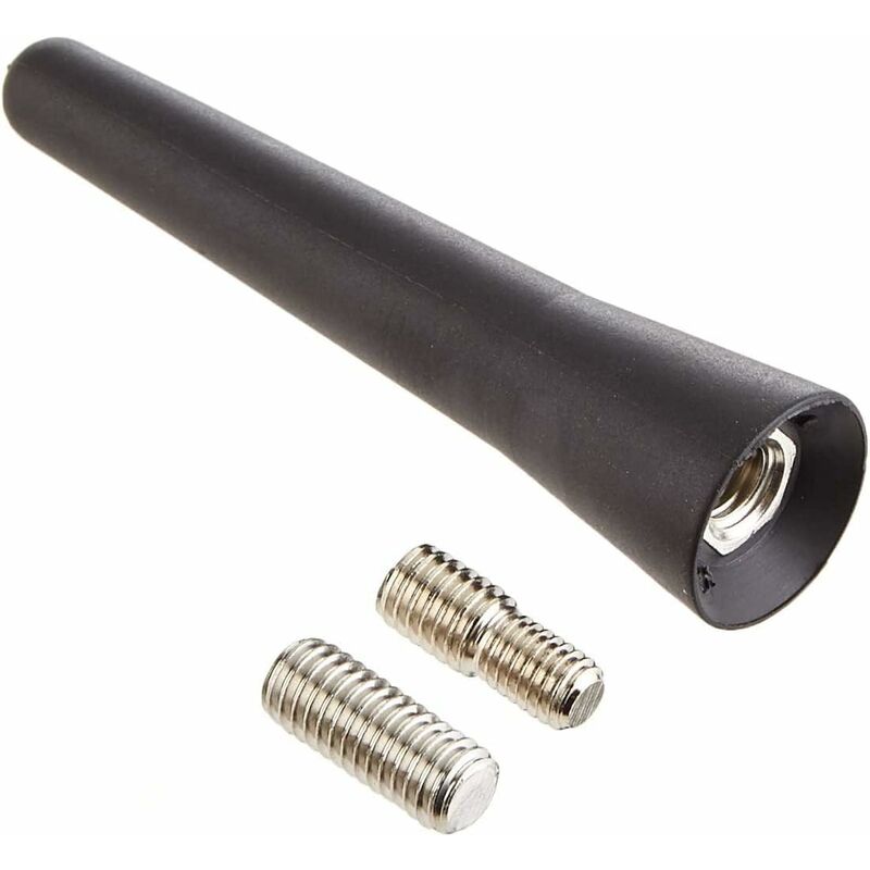Autoparts Universal 65Mm Short Car Antenna Modified Carbon Fiber Style Black