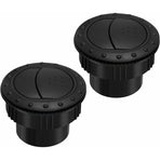 60Mm Car Interior Heater Vent Cover DAshboard Air Vent Deflector Side ROof Air Black Vent Outlet ROund Louvered DAsh