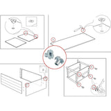 T Nut Claw Nut 4 Sided Nut Claw Fitting M6 X 12 Mm 50 pcs
