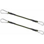 2 Pack 30Cm Heavy Duty Mini Bungee Cords With Carabiner For Camping, Luggage, Travel