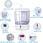Automatic Hand Soap Dispenser, 700Ml Wall Mounted Soap Dispenser, Touchless Hand Sanitizer Shampoo Dispenser, Touchless
