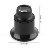 Magnifying Glasses, 20X Magnification Watchmaking Tool Magnifier Loupe Magnifier Set For Watching Jewelry Repair - Front View