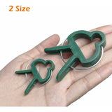 Garden For Tomatoes, 40 pcs Plant Clips Climbing Plants Reusable Climbing Plant Support For Greenhouse Gardening - Side View