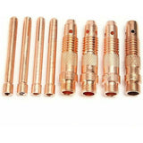Tig Welding Accessories Wp-26 Argon Arc Welding Equipment Adapter Sleeve Shell Ceramic Nozzle For Tig Welding Gun - Side View