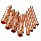 Tig Welding Accessories Wp-26 Argon Arc Welding Equipment Adapter Sleeve Shell Ceramic Nozzle For Tig Welding Gun - Top-Down View