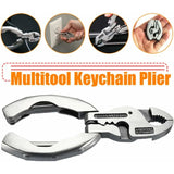 Mini Multifunctional Tool 9 In 1 Multitool Keychain Screwdriver Pocket Tools - Side View