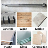 10 Steel Drill Bit For Tile Glass Ceramic Marble And Mirror 6Mm Tungsten Carbide Tip For Hard And Fragile Materials - Top-Down View