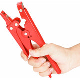 Hs-519 Self-Locking Tie Cutter & Clamp - All Metal - For Ties Up To 0.9Cm Wide - Top-Down View