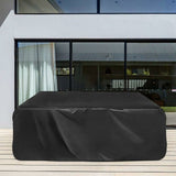 Garden Furniture Cover 210T Polyester Waterproof Anti-Uv Tarpaulin, Protective Cover For Tables, Chair, Sofa (200 160