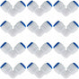 12 pcs RO Water Filter Accessories Nozzle Fitting 1/4 Inch 90 Degree Right Angle Fast Docking For Connecting Water Pipe