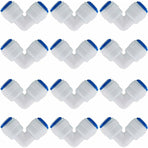 12 pcs RO Water Filter Accessories Nozzle Fitting 1/4 Inch 90 Degree Right Angle Fast Docking For Connecting Water Pipe