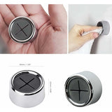 6 Pack Dishcloth Holders, ROund Self Adhesive Hooks, Kitchen Hooks, Suction Cup Towel Rack For Bathroom, Wardrobe And - Front View