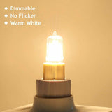G9 Bulb 42W (44W) Dimmable Warm White 2800K, G9 Halogen Bulbs For Indoor Lighting 230V G9 Capsule Bulbs, Pack Of 10 - Top-Down View