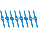 8 pcs Plastic Trimmer Replacement Blades For Grass Trimmer Plastic Lawn Mower Blades, Grass Trimmer Brush Cutter Grass