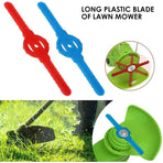 8 pcs Plastic Trimmer Replacement Blades For Grass Trimmer Plastic Lawn Mower Blades, Grass Trimmer Brush Cutter Grass