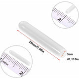 120 Pieces Dishwasher Caps, Inner Diameter 3Mm Pvc Protective Cover, Dish Basket, 325Mm (White)