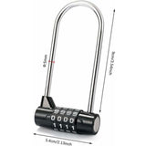 Master Lock Combination Padlock Digital Password Padlock 4 Digit Combination Lock For Gym, School, Work Lockers,