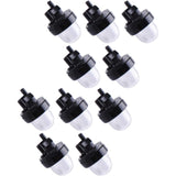 Gasoline Primer Bulb 188-513 Compatible With Stihl/Weed Eater/Mcculloch/Ryobi Echo（Pack Of 10） - Top-Down View