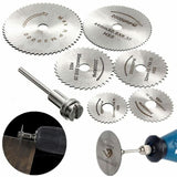 6 pcs Hss Saw Blades Set With 1Pc 1/8