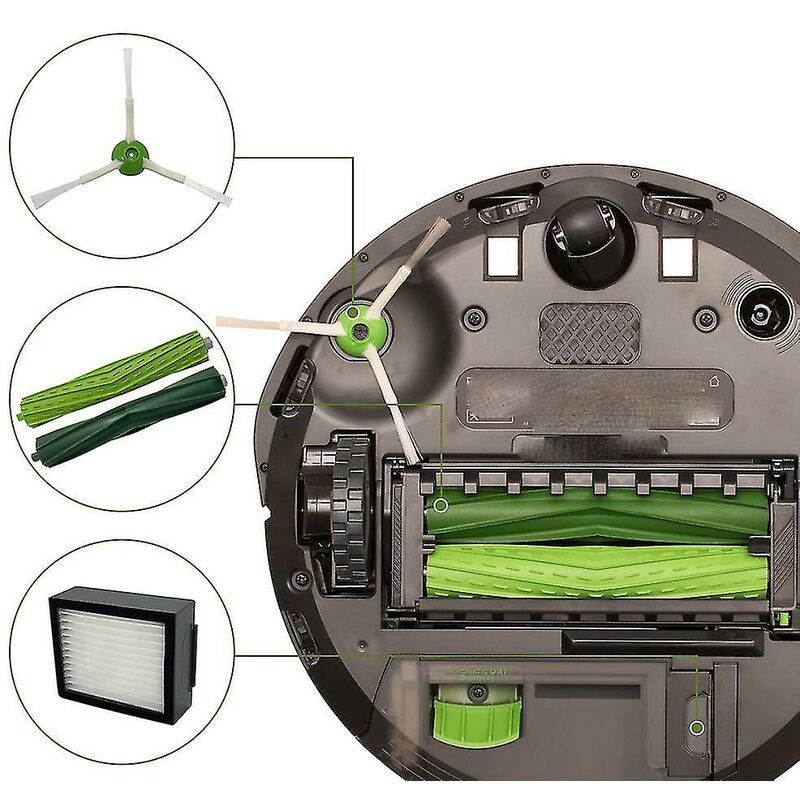 Crea For Irobot ROomba E5 E6 E7 I3+ I4 I6+ I7+ I8 Vacuum Cleaner