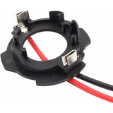 H7 LED Headlight Bulb Adapter Holder Retainers For Golf 5 Mk5 Gti Jetta - Front View