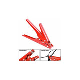 Hs-519 Cable Tie Gun, Cable Tie Tool, Portable Wire Pliers Quick Bundling Hand Tool For 2.4-9.0Mm² Nylon Cable Ties - Side View