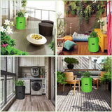 Potato Grow Bags, 2 pcs 40L/10 Gallon Vegetable Bag, Non-Woven Fabric Planting Bag With Window, Garden Vegetable Bag - Side View