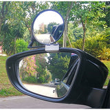 Car Blind Spot Mirrors, Universal Adjustable Auxiliary Mirror, Wide Angle Blind Spot Mirror, Observation Mirror, For - Top-Down View