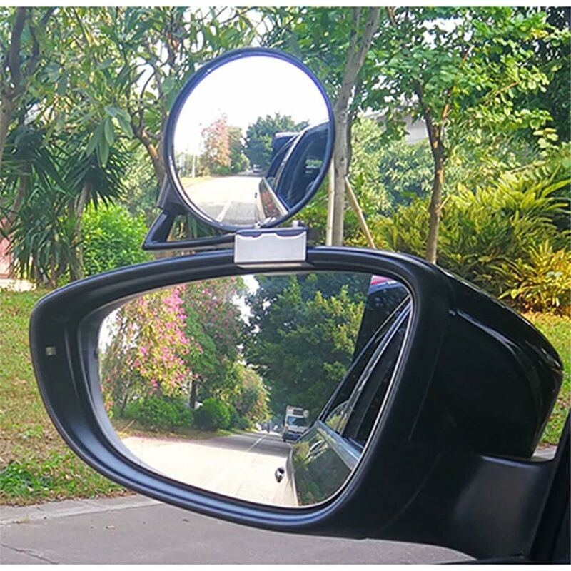 Car Blind Spot Mirrors, Universal Adjustable Auxiliary Mirror, Wide Angle Blind Spot Mirror, Observation Mirror, For