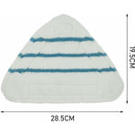 Steam Mop Replacement Caps Steam Mop Replacement Pads For Triangular Mops Washable Cloths Microfiber Mop Heads Mop