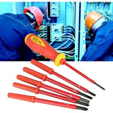 Cross Environmental Insulation Electrician Screwdriver, For Home Repairs, For Construction Workers, For Electricians - Front View