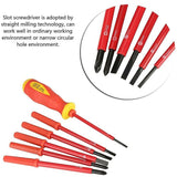 Cross Environmental Insulation Electrician Screwdriver, For Home Repairs, For Construction Workers, For Electricians - Top-Down View