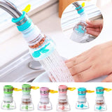 Universal Splash Filter Faucet, Universal Home Kitchen Faucet Water Purifier Faucet Filter Anti-Splash For Kitchen - Front View