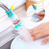 Universal Splash Filter Faucet, Universal Home Kitchen Faucet Water Purifier Faucet Filter Anti-Splash For Kitchen - Side View